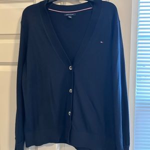 Tommy hilfiger navy cardigan women’s size XL
